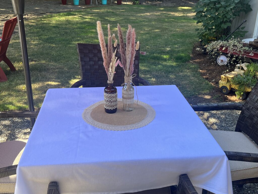 Baby shower dessert table with pastel-themed sweets